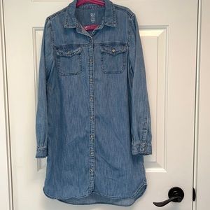 Gap Kids denim dress shirt XL